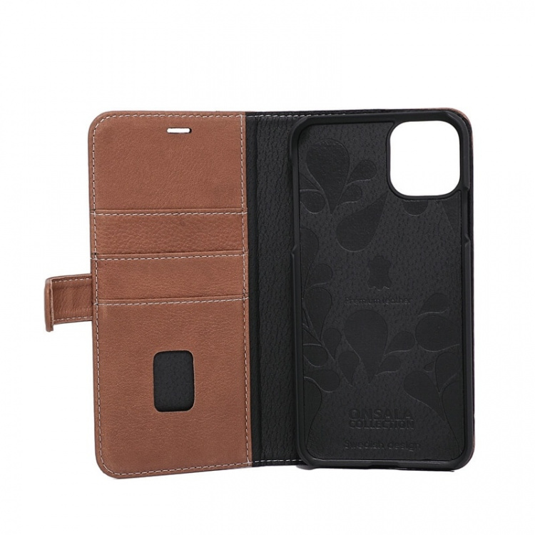 Onsala COLLECTION Wallet Læder Brun iPhone 11 PRO MAX