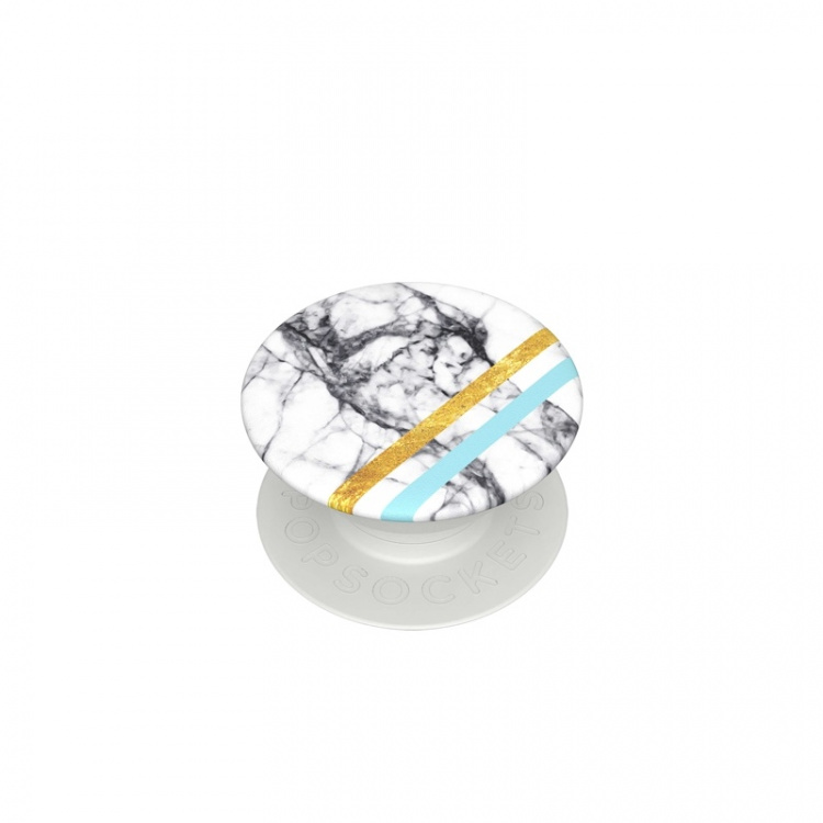 PopSockets PopGrip Mini White Marble Glam 3-pak