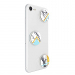 PopSockets PopGrip Mini White Marble Glam 3-pak