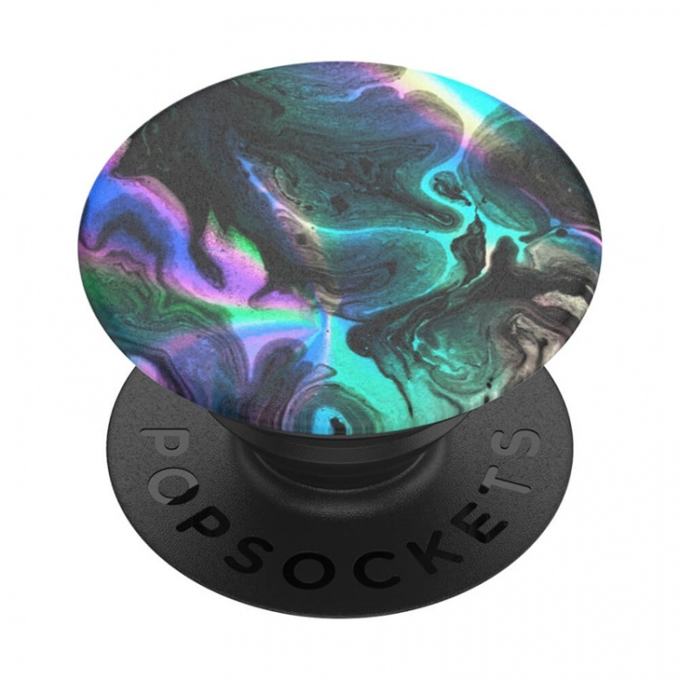 POPSOCKETS Oil Agate Aftageligt Greb m. Standerfunktion