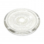 PopSockets PopGrip Clear Glitter Silver
