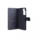 Radicover Strålingsbeskyttende Wallet PU Samsung S21/S30 Flipcover RFID Sort