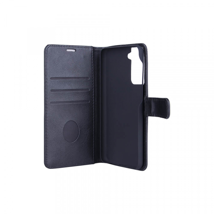 Radicover Strålingsbeskyttende Wallet PU Samsung S21/S30 Flipcover RFID Sort
