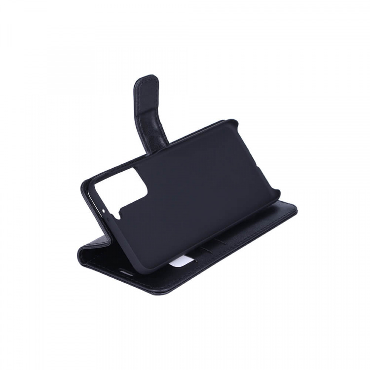 Radicover Strålingsbeskyttende Wallet PU Samsung S21/S30 Flipcover RFID Sort