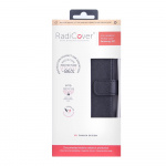 Radicover Strålingsbeskyttende Wallet PU Samsung S21/S30 Flipcover RFID Sort