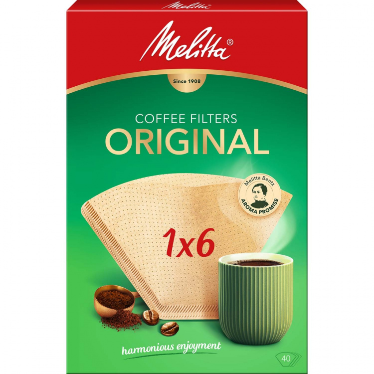 Melitta Kaffefilter 1X6 40pack (Obs 8