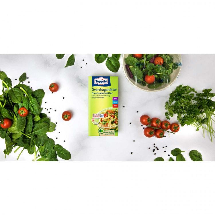 Toppits Överdragsplasthättor 9st (Obs Toppits Överdragsplasthättor 9st (Obs