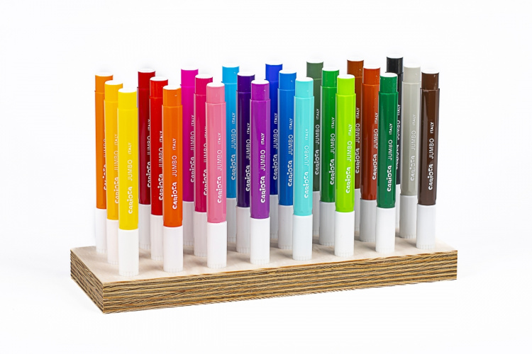 CARIOCA Tusch maxi 24stk. ass. i træklods