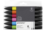 WINSOR Promarker 6pcs vibrant tones