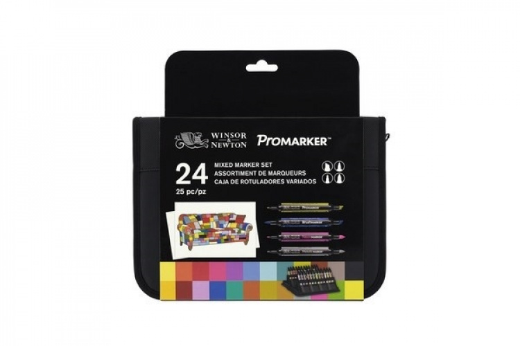 WINSOR Mixed marker set 24pcs in bag