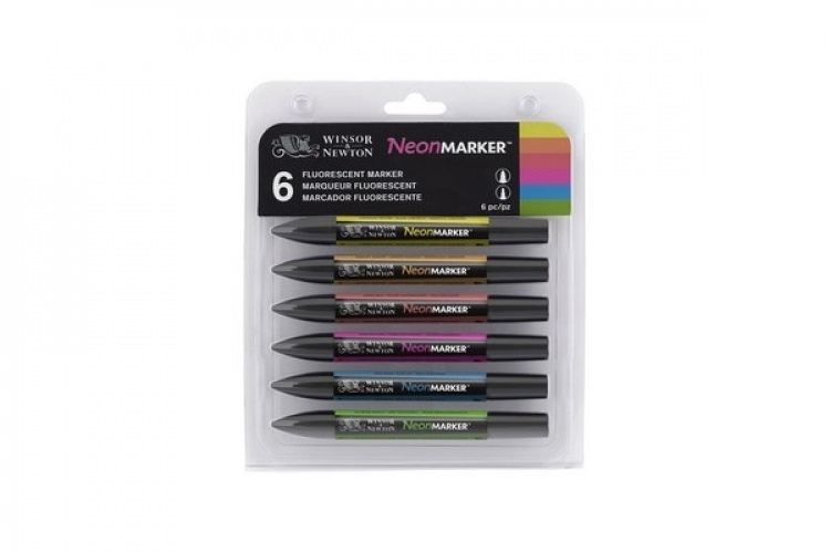 WINSOR Promarker, Neonmarker set 6pcs