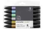 WINSOR Promarker Metallicmarker set 6pcs