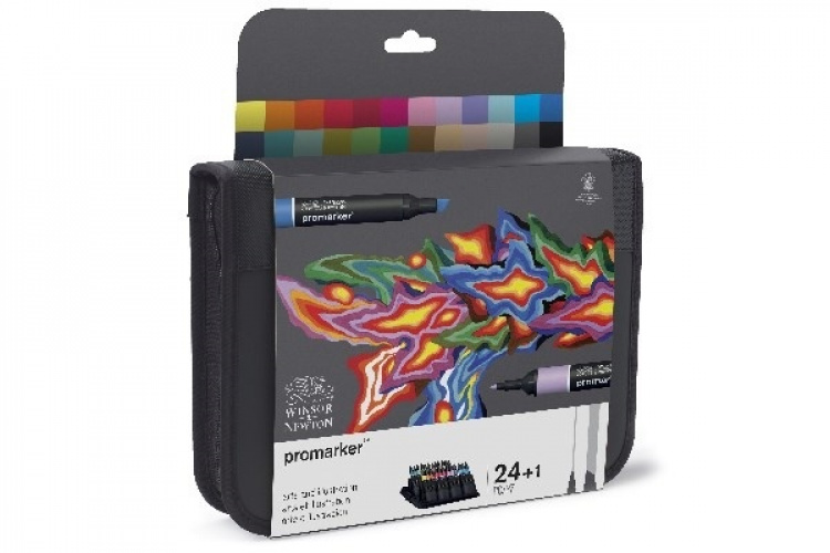 WINSOR Promarker set 24pcs art & illustration in wallet