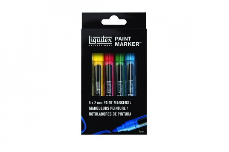LIQUITEX Paint Marker Fin 6 Set