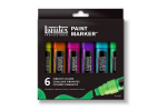 LIQUITEX Paint Marker Wide Vibrant 6pcs