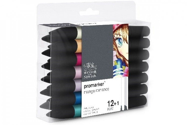 WINSOR Promarker set, manga romance 12pcs