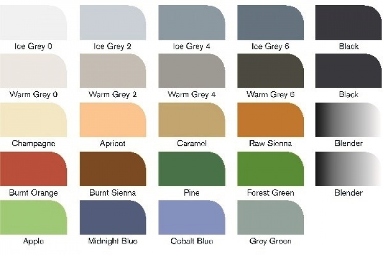 WINSOR Promarker set, architectural tones 24pcs