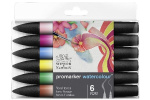 WINSOR Watercolour marker set, floral tones 6pcs