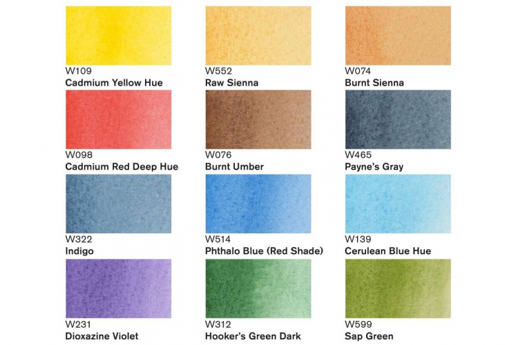 WINSOR Watercolour marker set, landscape tones 12pcs