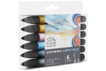 WINSOR Watercolour marker set, sky tones 6pcs