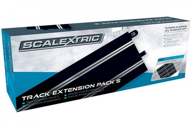SCALEXTRIC Track Extension Pack 5 - 8 X C8205 Straights