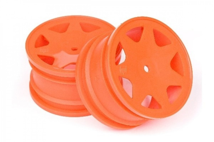 HPI Ultra 7 Wheels Orange 35Mm (2Pcs)