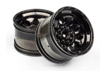 HPI Bullet St Wheels Black Chrome (Pr)