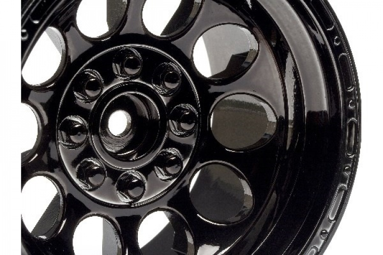 HPI Bullet St Wheels Black Chrome (Pr)
