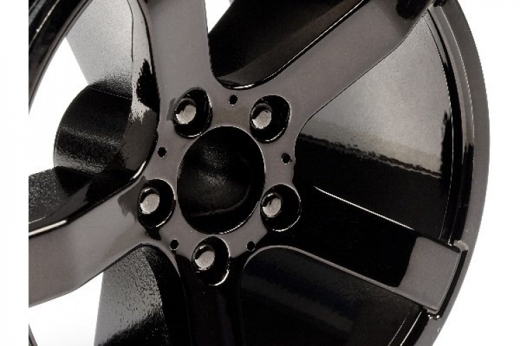 HPI Bullet Mt Wheels Black Chrome (Pr)