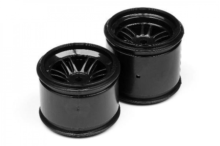 HPI Ft01 Wheel Set (Black/Front 2Pcs/Rear 2Pcs)