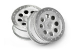 HPI St-8 Wheel Matte Chrome (0Mm Offset/2Pcs)