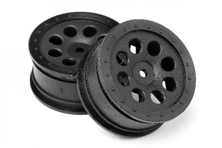 HPI St-8 Wheel Black (0Mm Offset/2Pcs)