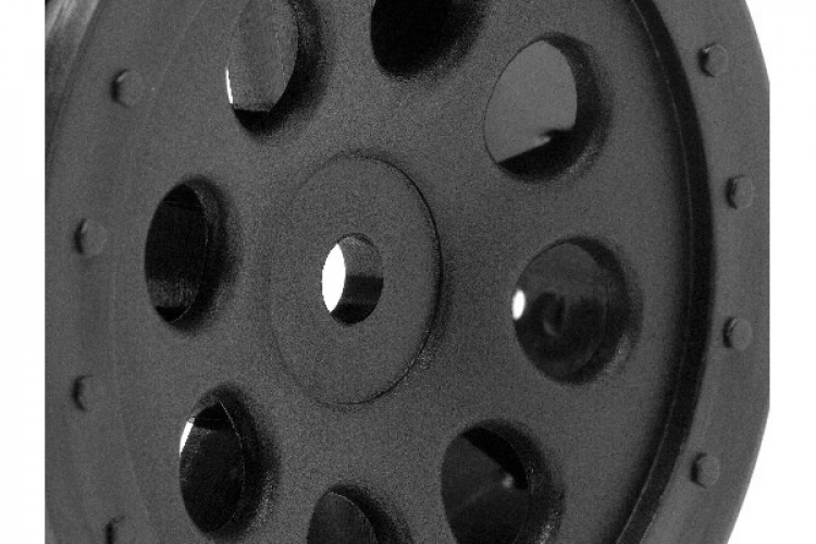 HPI St-8 Wheel Black (0Mm Offset/2Pcs)
