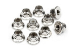 HPI Flanged Lock Nut M3 (10Pcs)
