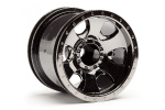 HPI Warlock Wheel Black Chrome (2.2In/2Pcs)