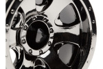 HPI Warlock Wheel Black Chrome (2.2In/2Pcs)