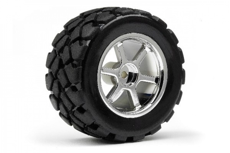 HPI Mounted Vt Tire/Wheel Set (4Pcs)