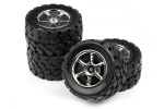 HPI Mounted Vt Tire/Wheel Set (4Pcs)