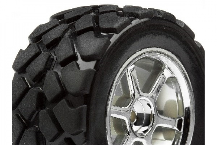 HPI Mounted Vt Tire/Wheel Set (4Pcs)