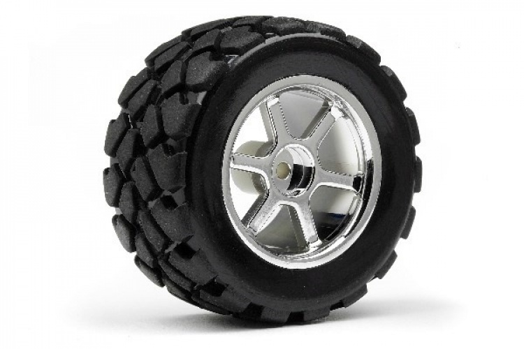 HPI Mounted Vt Tire/Wheel Set (4Pcs)