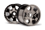 HPI Warlock Wheel Black Chrome (83X56Mm/2Pcs)