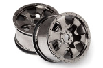 HPI Warlock Wheel Black Chrome (83X56Mm/2Pcs)