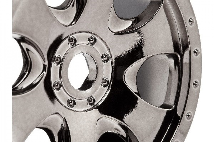 HPI Warlock Wheel Black Chrome (83X56Mm/2Pcs)