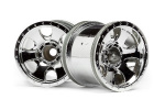 HPI Warlock Wheel Chrome (2.2In/2Pcs)
