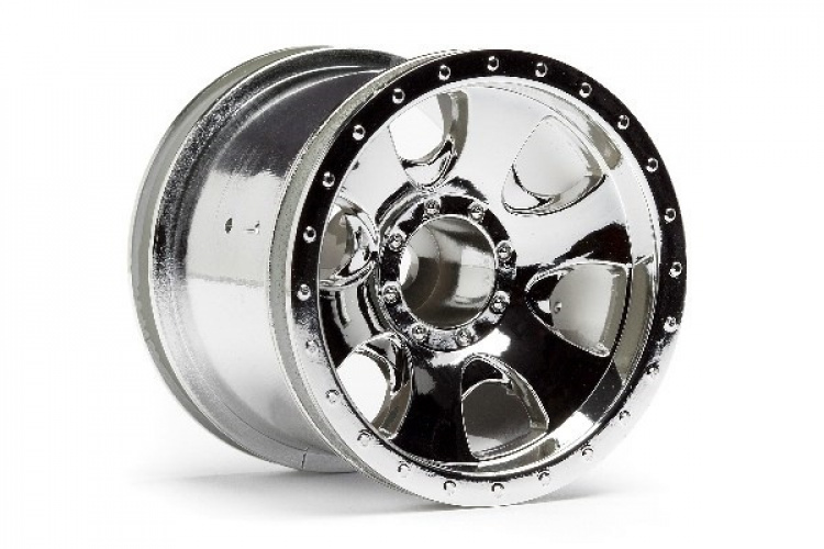 HPI Warlock Wheel Chrome (2.2In/2Pcs)