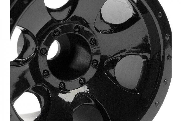 HPI Warlock Wheel Black (2.2In/2Pcs)