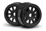 HPI Tr-10 Glue-Lock Wheel Black (120X60Mm/2Pcs)