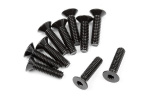 HPI Flat Head Screw M2.5X10Mm (Hex Socket/10Pcs)