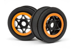 HPI Ah-64 Wheel Black/Orange (42X83Mm/2Pcs)