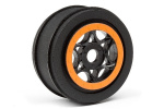 HPI Ah-64 Wheel Black/Orange (42X83Mm/2Pcs)